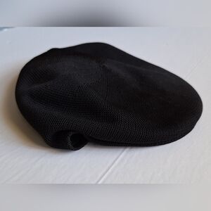 Rampage Black Mesh Newsboy Cap Beret Baker Boy Dark Academia Preppy NEW